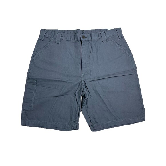 NWT Carhartt Mens Canvas Work Shorts B147 Fat Sz 42  Gray Cargo Utility Pockets - Picture 1 of 8